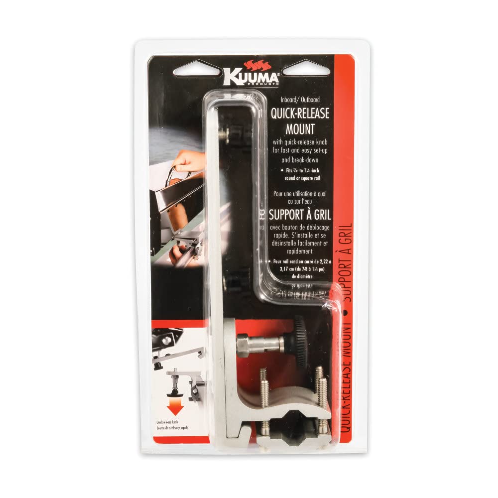 Quick Release Kuuma 58195 Inboard/Outboard Boat Rail Grill Mount
