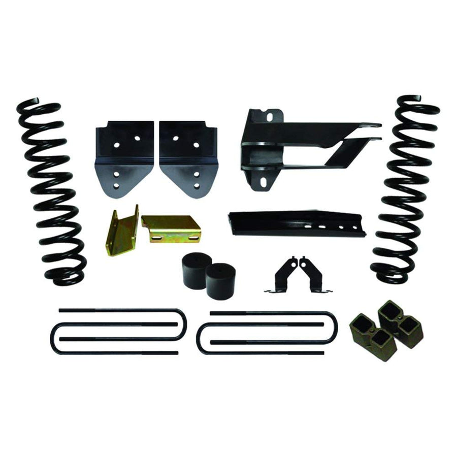 Suspension Lift Kit Skyjacker F17601K3-N 6 in. Lift Incl. Front Coil Springs Blocks U-bolts Bump Stop Spacers Radius Arm/Sway Bar/Track Bar Relocation Brackets Nitro 8000 Shocks