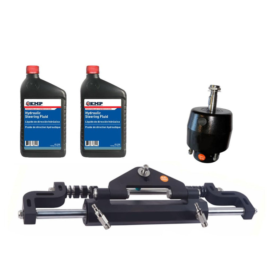 Hydraulic Steering Kit EMP OH-350-OT-EMP for Engines Up to 350 HP - Includes Helm and Cylinder