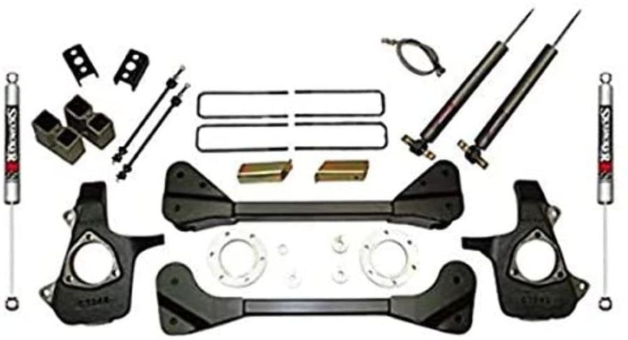 Skyjacker Suspension Lift Kit C7361PK-M w/Shock M95 Performance Shocks 3.5-4 in. Lift Incl. Front Struts And Rear Blocks Susp