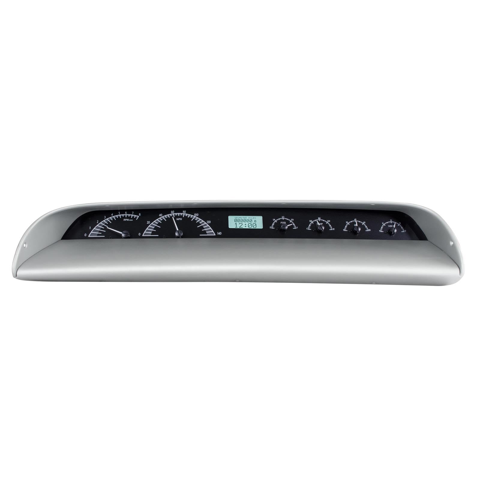 Dakota Digital 63 64 Impala Chevy Analog Dash Gauges System Black Alloy White VHX-63C-IMP-K-W