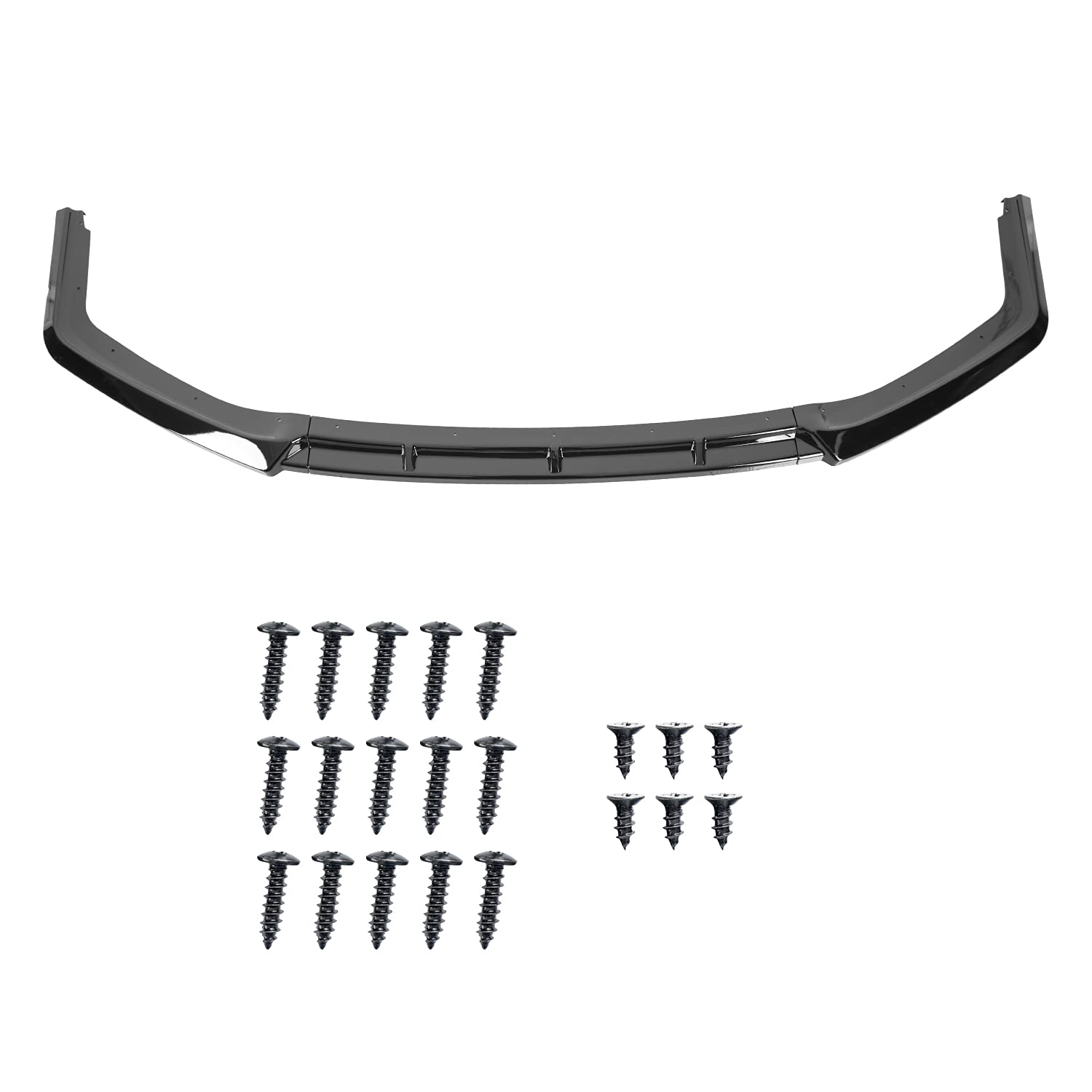 Glossy Black Spec-D Tuning Front Bumper Lip Spoiler Compatible with 2017-2021 Honda Civic Si Hatchback