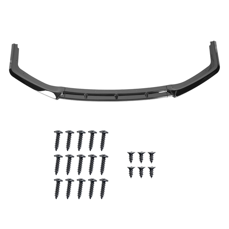 Glossy Black Spec-D Tuning Front Bumper Lip Spoiler Compatible with 2017-2021 Honda Civic Si Hatchback