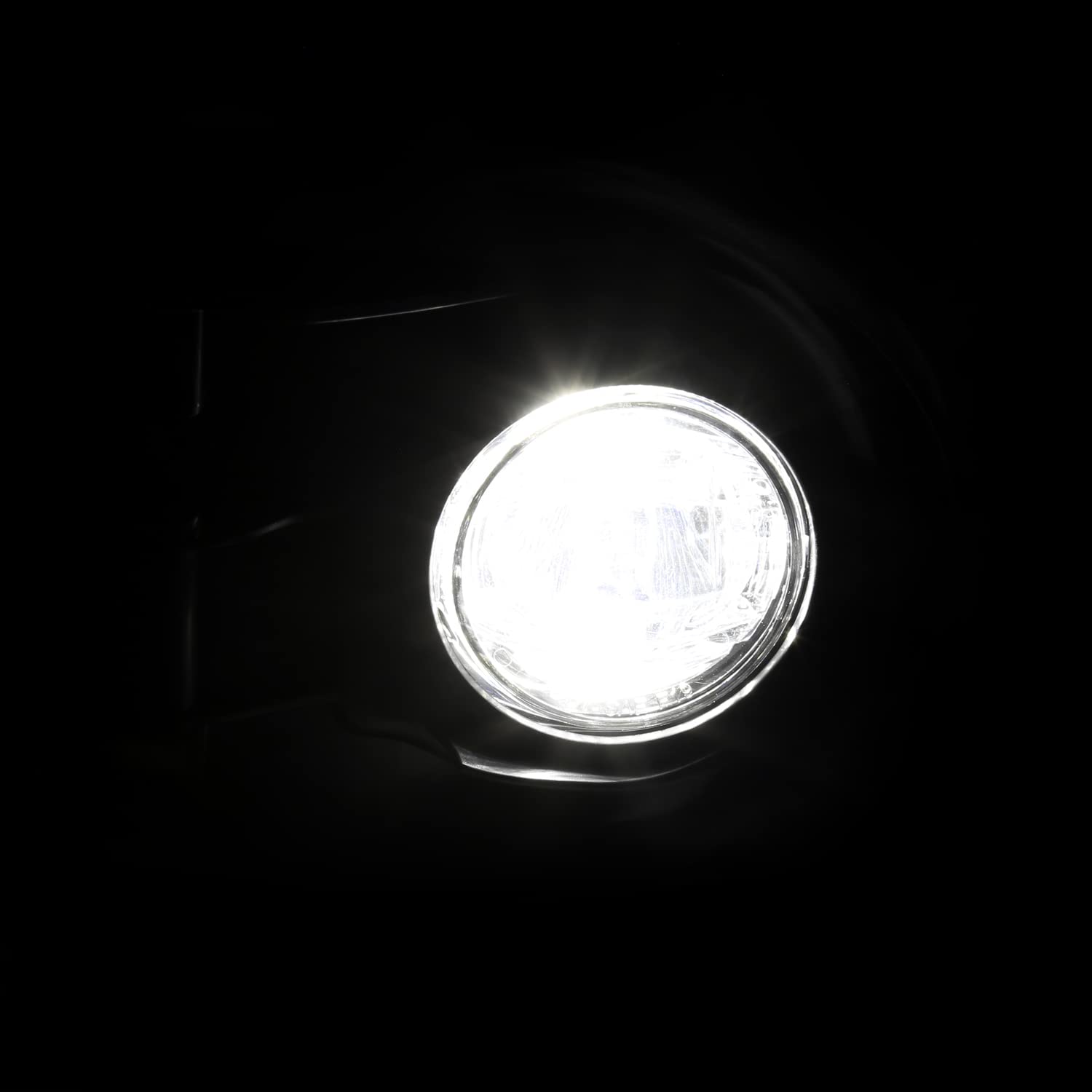 Bumper Driving Clear LED Fog Lights + Switch + Wiring Spec-D Tuning Compatible with 2022-2023 Toyota Corolla Cross, Left + Right Pair Assembly