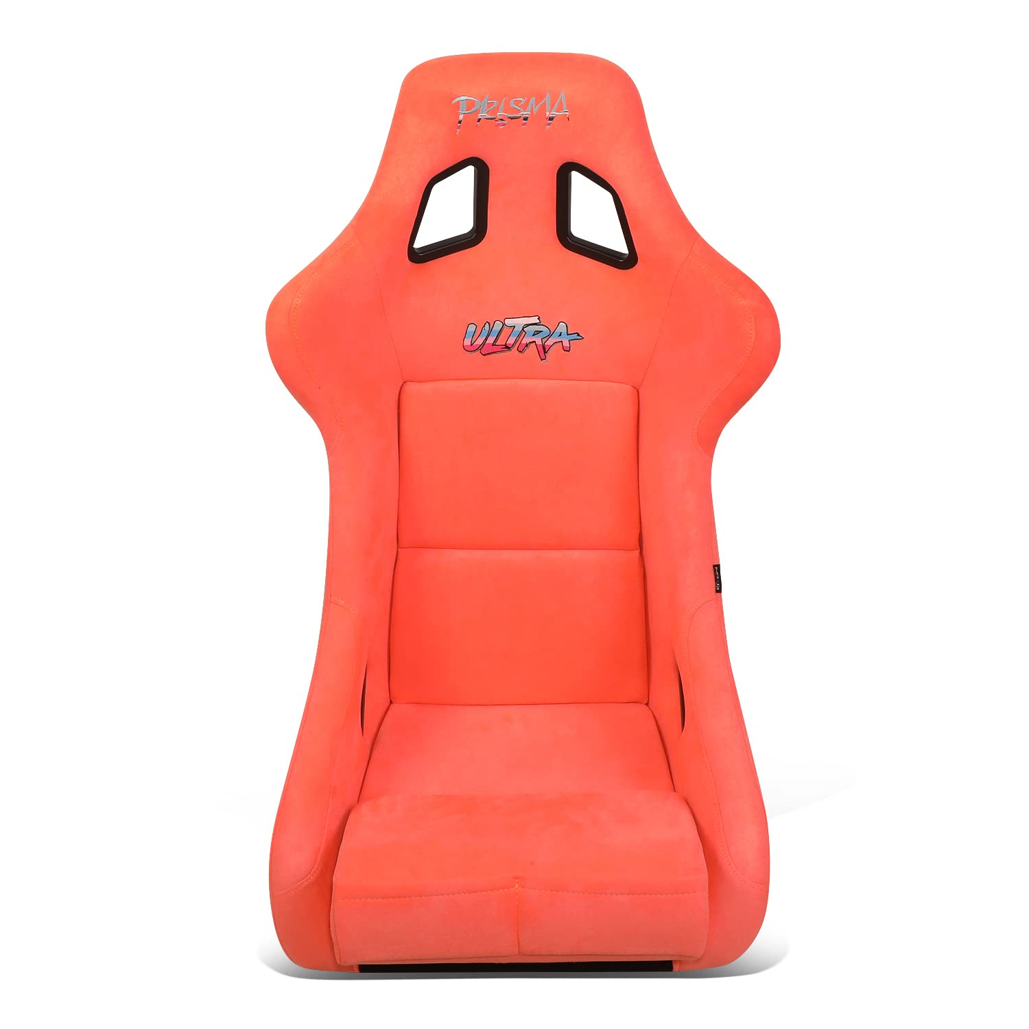 NRG Innovations Prisma NRG-FRP-302PH-ULTRA Fixed Back Bucket Racing Seat with Bottom Mount Bracket, Peach Colored Seat/Gold Flake Back, 24" W X 36" H X 18" D