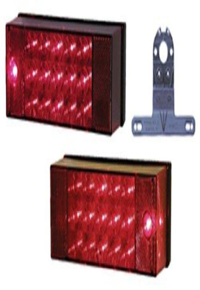 Peterson V947 LED Side Marker/Stop/Turn & Tail Rectangle Submersible Over 80" Kit