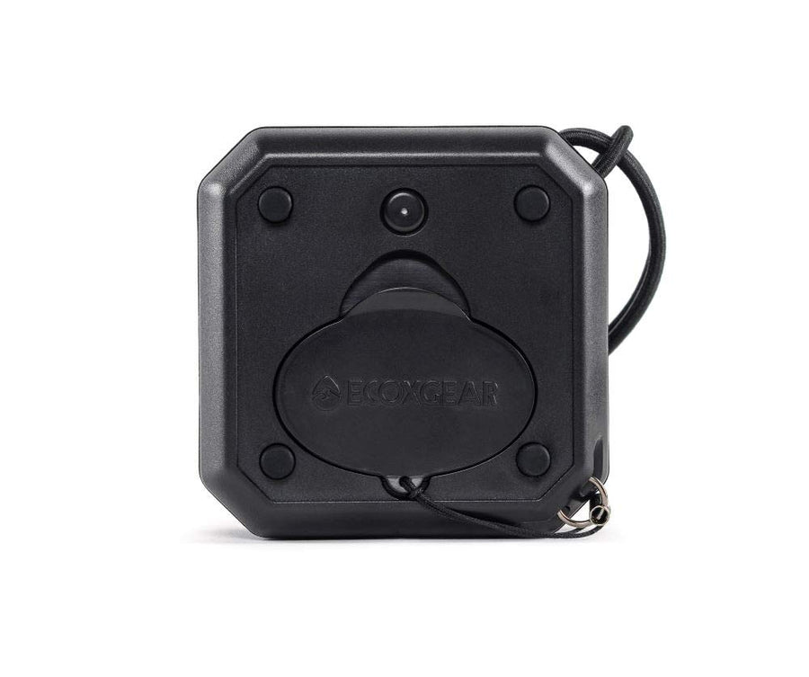 EcoPebble Lite GDI-EXPLT501 ECOXGEAR Rugged Waterproof Floating Portable Bluetooth Wireless 5-Watt Mini Smart Speaker (Black)