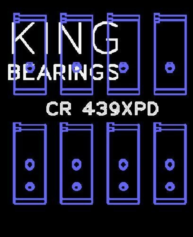 Honda B-Series King Engine Bearings Dowel (Size STD) Performance Rod Bearing Set (CR439XPD)