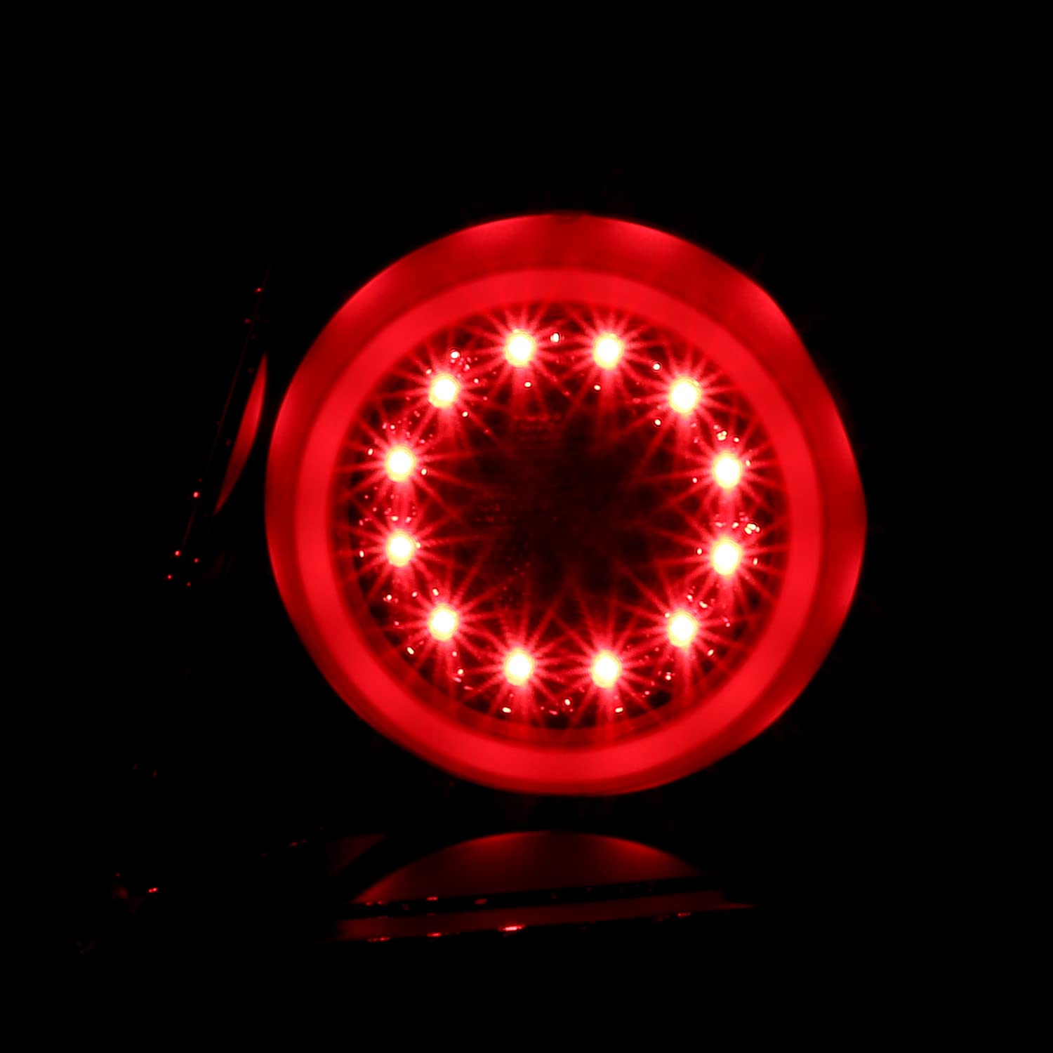 Jet Black Housing SPEC-D TUNING Red LED Bar Tail Lights Compatible with 2006-2013 Chevy Impala, 2014-2016 Chevy Impala Limited, Left + Right Pair Assembly