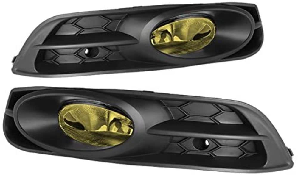Fog Lights Black/Yellow Spyder Auto 5070449