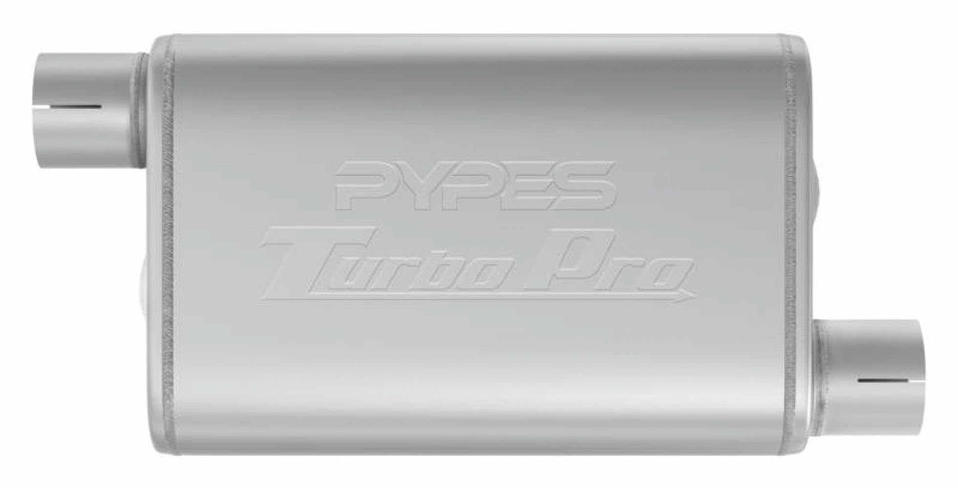 Turbo Pro Muffler Pypes Performance Exhaust MVT16: 3.0 Inch Offset Inlet/Offset Outlet, Multi