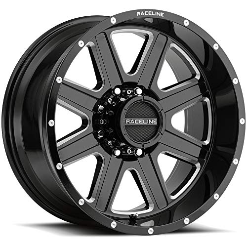 Hostage Raceline Wheels 940 Gloss Black Milled Wheel (16 x 8. inches /5 x 114 mm, 0 mm Offset)