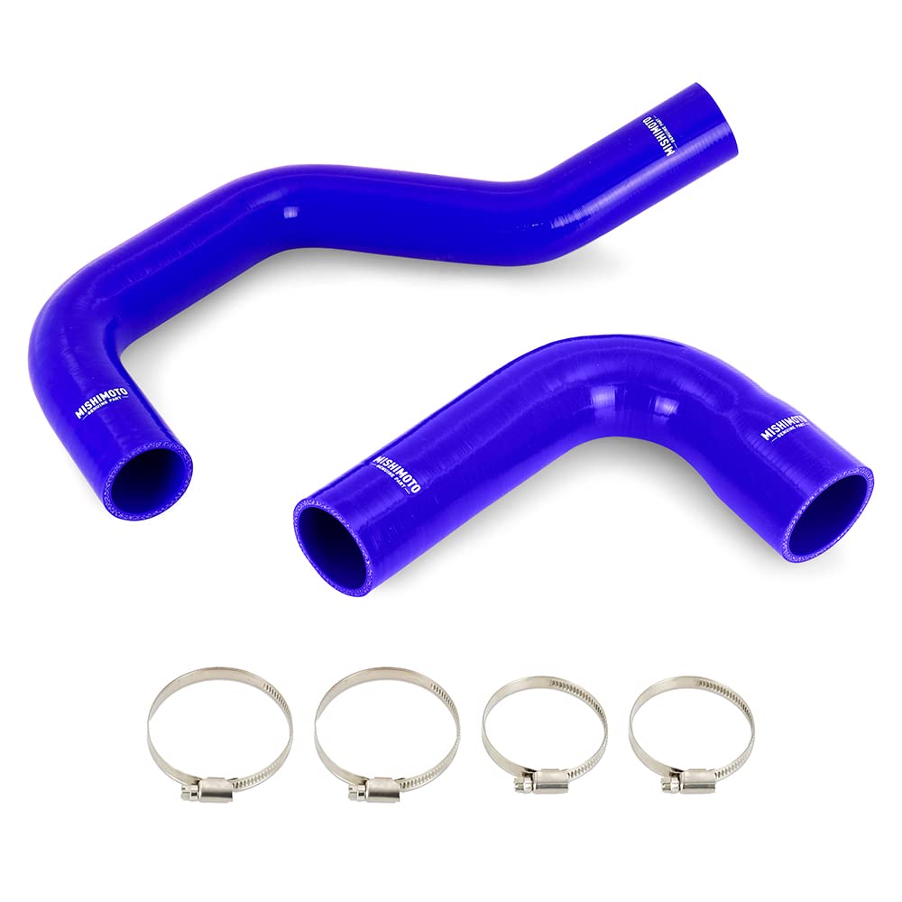 Mishimoto Silicone Radiator Hose Kit MMHOSE-RAM-91BL, fits Dodge 5.9L Cummins 1991-1993, Blue
