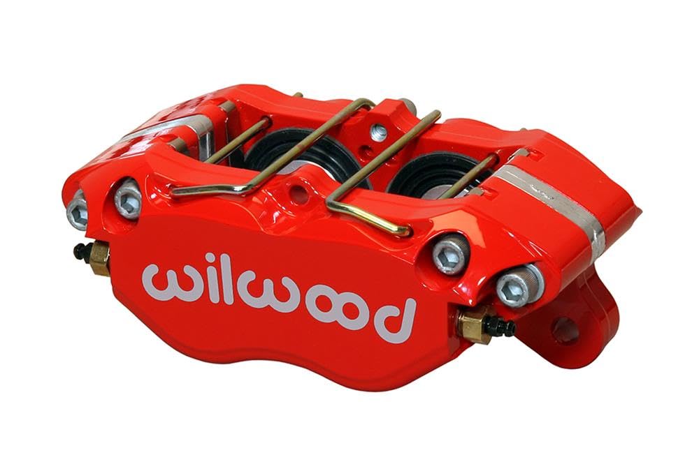 Caliper-DP-DB WILWOOD 120-11481-RD, 5.25" mt. - Red - 1.38" Pistons, .81" Disc