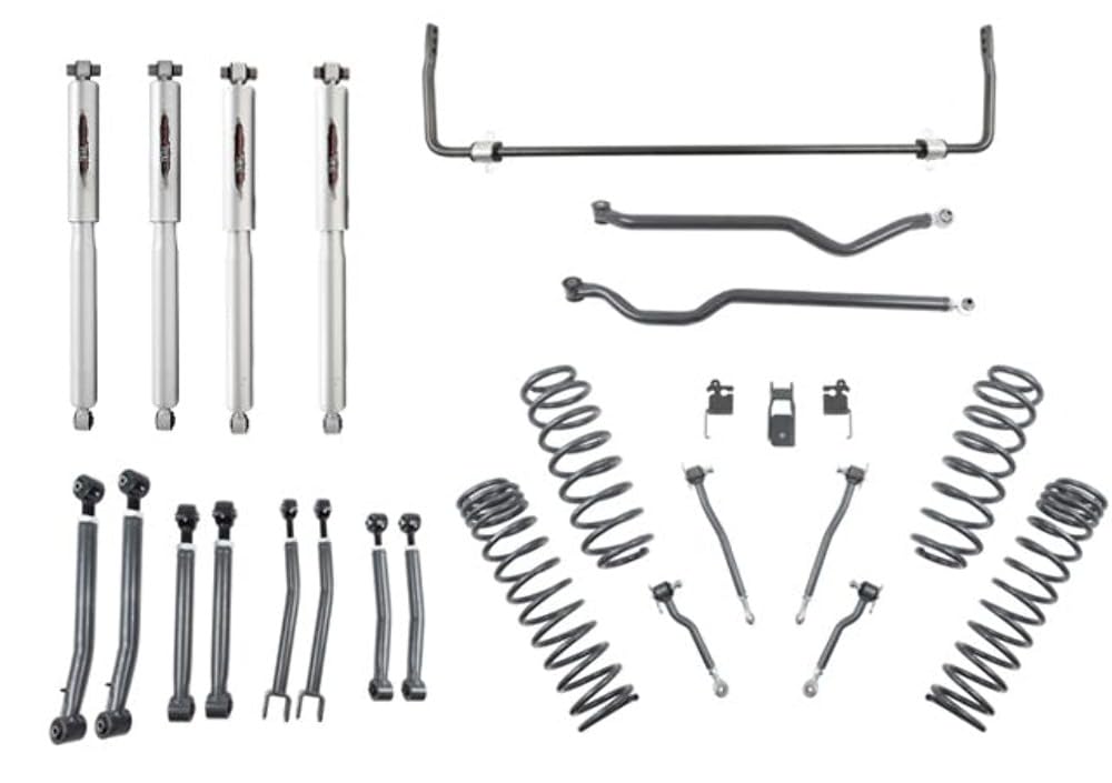 4" Belltech Trail Performance Lift Kit 153205TPS - fits 2018-2020 Jeep JL, includes rear sway