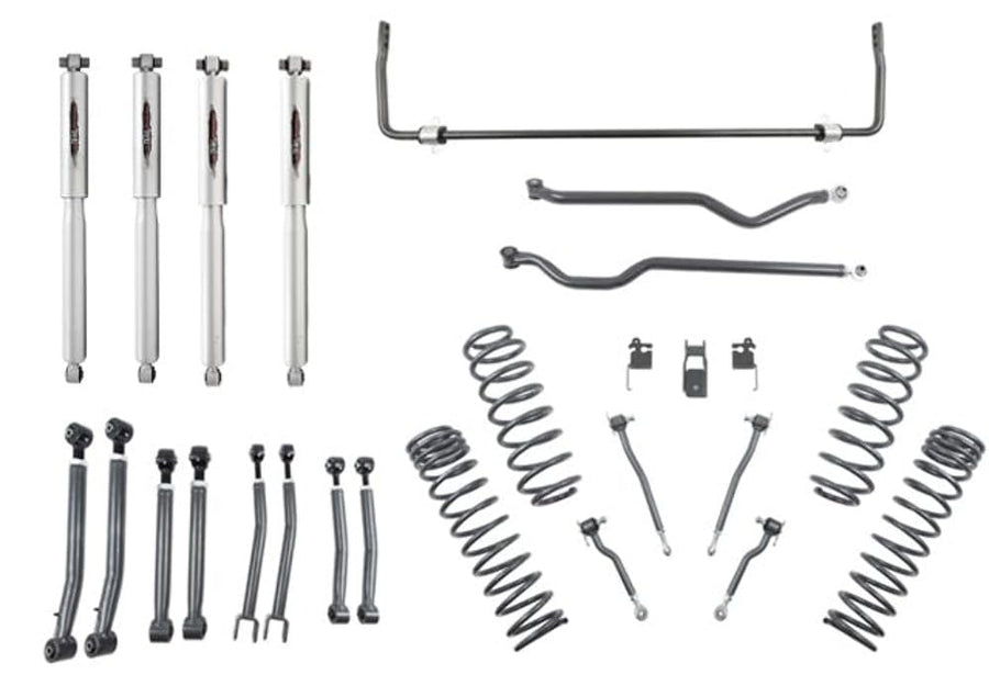 4" Belltech Trail Performance Lift Kit 153205TPS - fits 2018-2020 Jeep JL, includes rear sway