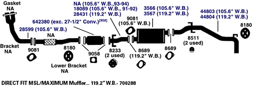 Exhaust Gasket AP Exhaust Products 8689