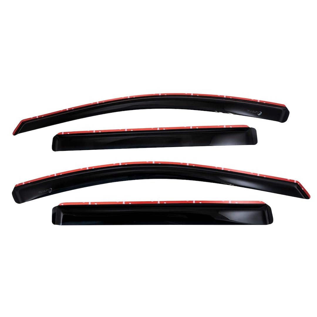 TrailFX Window Vents Smoked Rainguards Fits GMC Terrain 2018-2024 4-Piece Low Profile Acrylic Rainguard Set TrailFX 4812IC