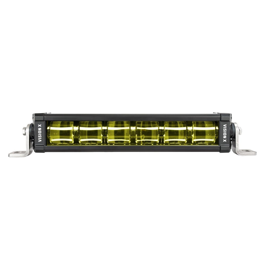 12" Vision X Lighting XPL SAE J-583 Auxiliary Fog Light BAR 6 LED Selective Yellow Including END Mount and Harness