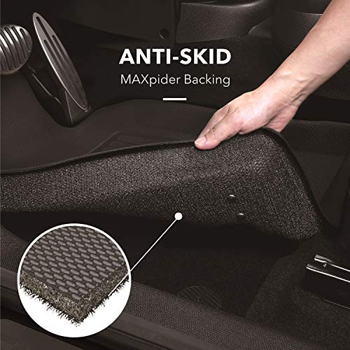 3D MAXpider Kagu Custom Fit Floor Mat (Black) Compatible with Hyundai Tucson 2019-2021 - R1