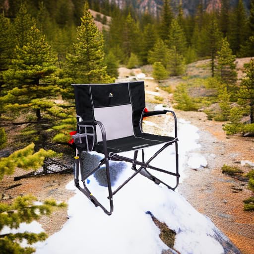 GCI Outdoor Rocking Chair Freestyle XL Portable Folding and Outdoor Camping Chair
