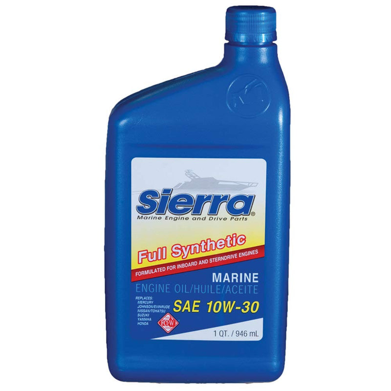 10W-30 Sierra FC-W Full Synthetic Oil - Quart 18-9690-2