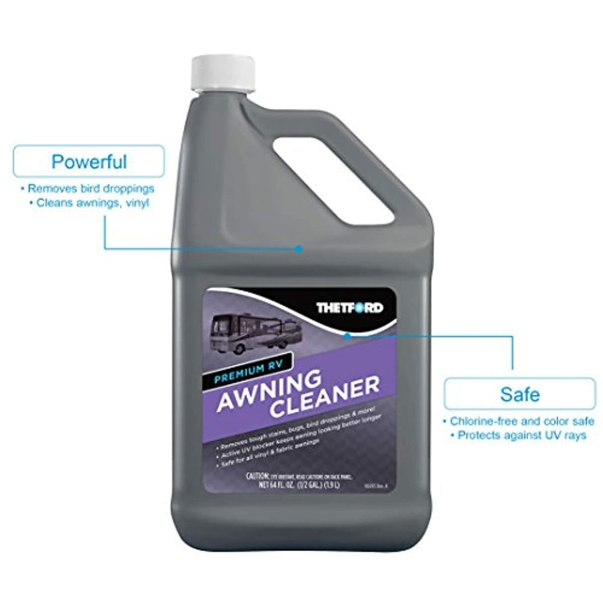 Thetford Premium RV Awning Cleaner for RV or Home Awnings 64 oz 96017