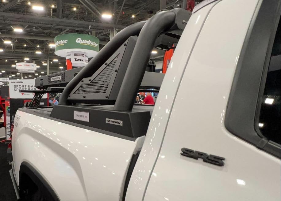 Sport Bar 2.0 Go Rhino w/Mounting for up to 6" Individual Lights & LED Light Bars up to 40" | Mild Steel, Textured Black | 911020T | Fits 2022-2024 Toyota Tundra