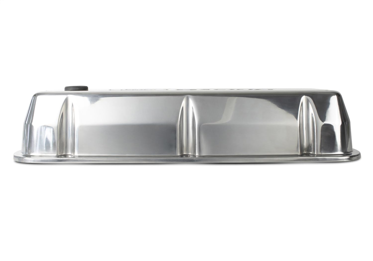 Tall Ford Valve Cover, Baffled, Breather Hole, Aluminum, Polished, Ford Mustang Logo, Small Block Ford, Pair