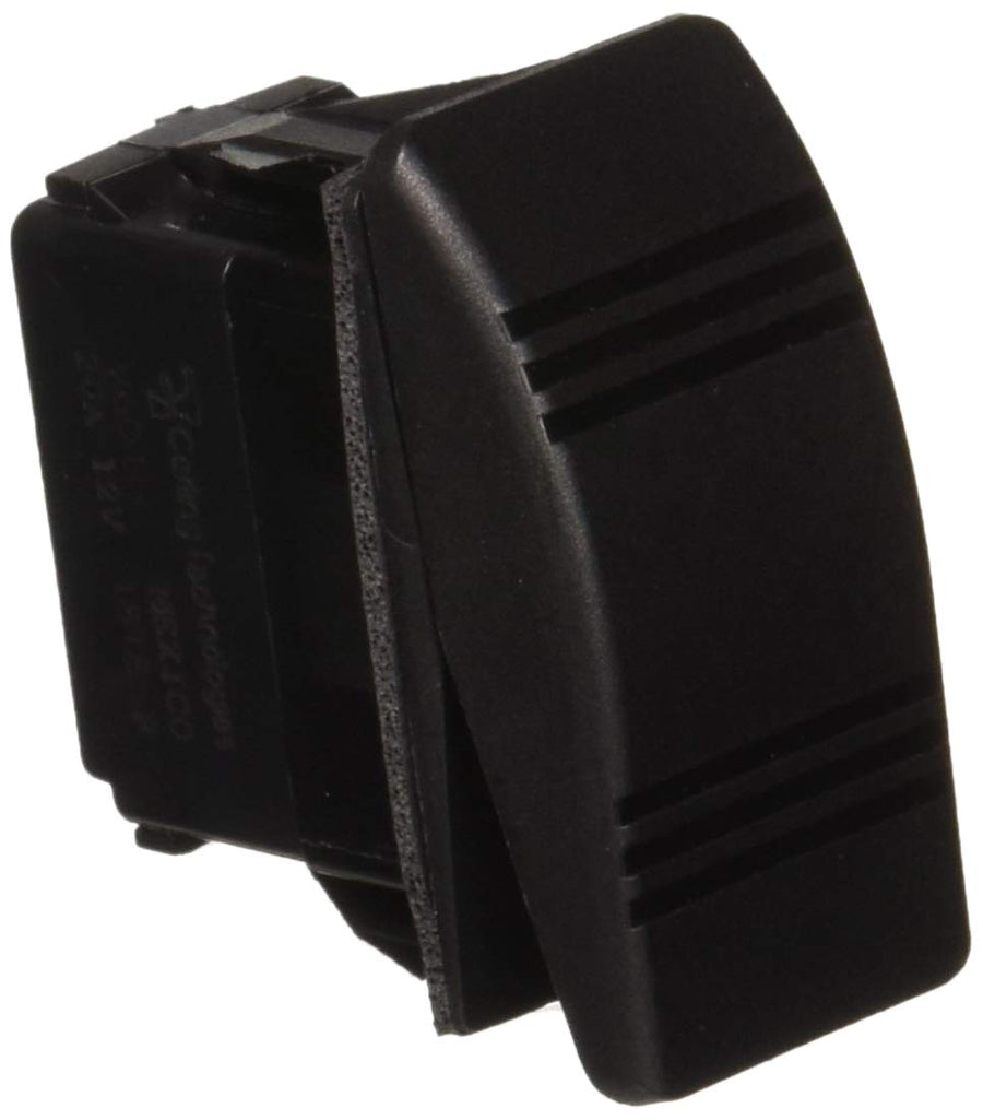 Sierra International RK19690 Weather Resistant One Paddle On-Off-On SPDT Contura III Rocker Switch with Gasket, Black