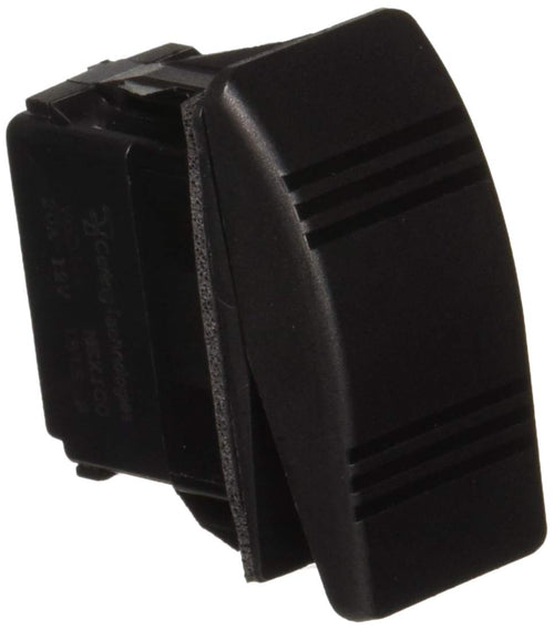 Sierra International RK19690 Weather Resistant One Paddle On-Off-On SPDT Contura III Rocker Switch with Gasket, Black