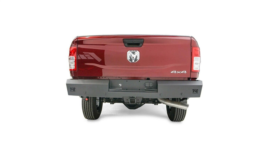 Red Steel Fab Fours DR19-RT4450-1 Rear Bumper fits 19-23 Ram 2500