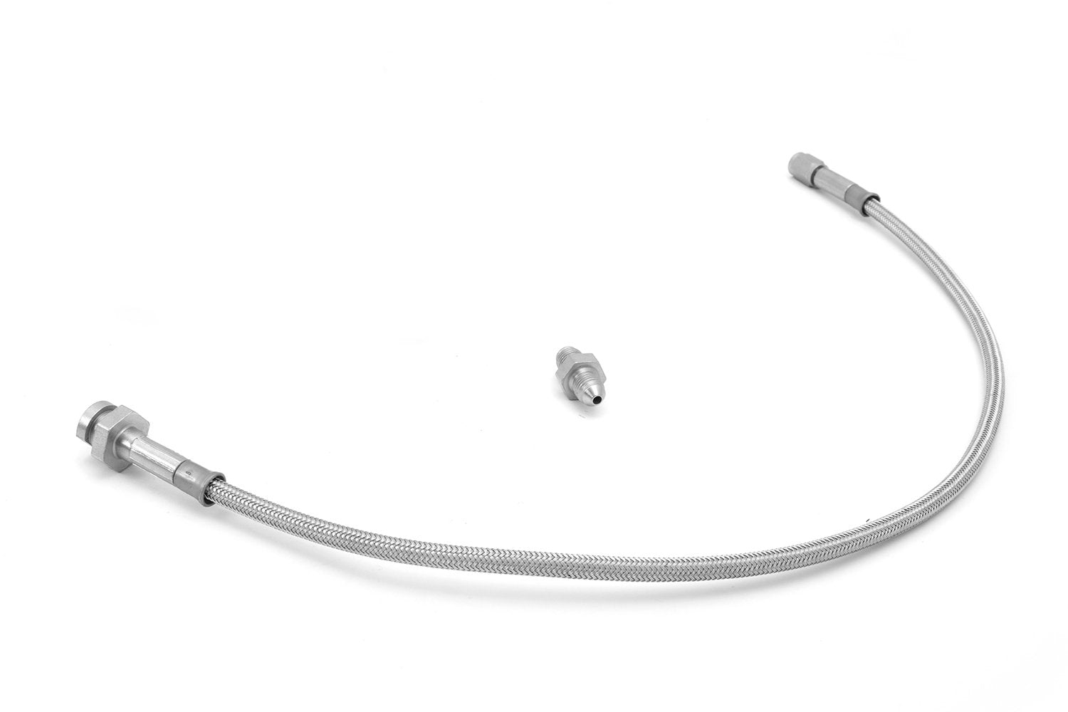 Brake Hose Kit, Front, Stainless Steel, Drum | Rugged Ridge | 16734.04 | Fits 1976-1978 Jeep CJ-5 & CJ-7