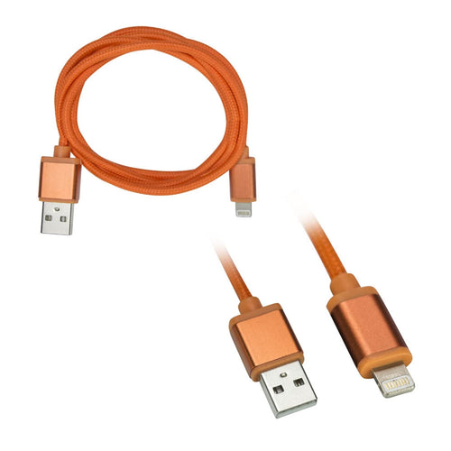 3 Foot Heise AXXESS Replacement Lightning(TM) Cables - Orange (AXLTG-OR)