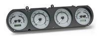 Dakota Digital VHX System Compatible with 1964-67 Pontiac GTO-Silver Alloy Style Face w/White Display