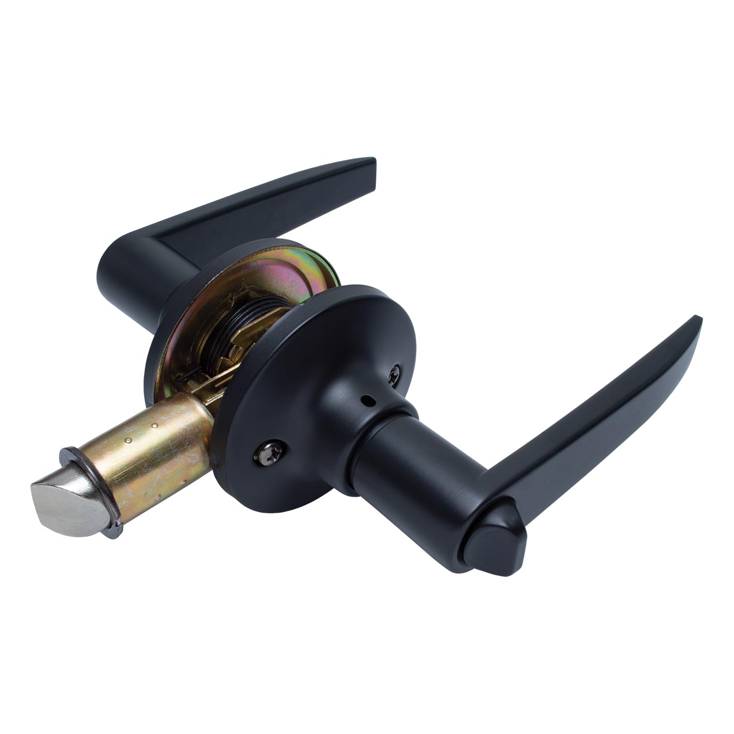 RV Locking Lockset, CPG Lever Style, Aluminum, Matte Black