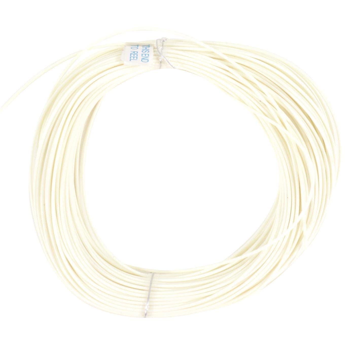 CLAM Rattle Reel Line 16855 (Glow White) - 75 Feet