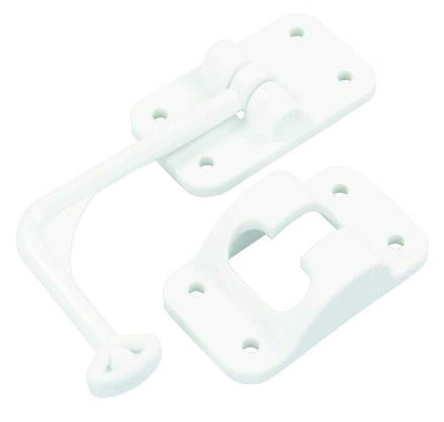 Plastic JR Products 10605 90° T-Style Door Holder - Polar White, 6"