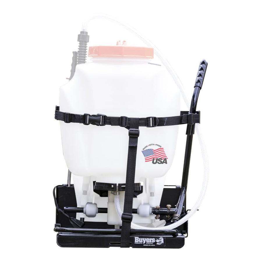 LT23 Buyers Products Adjustable Backpack Sprayer Rack for Landscape Trailers, Easy Storage for Landscaping Equipment and Supplies, Made in The USA, Black