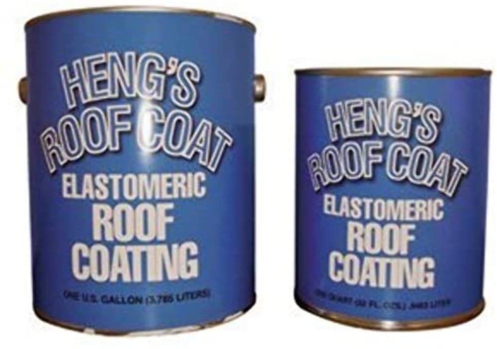 471284 HENG'S INDUSTRIES Elastometric Roof Coating - 1 Gallon