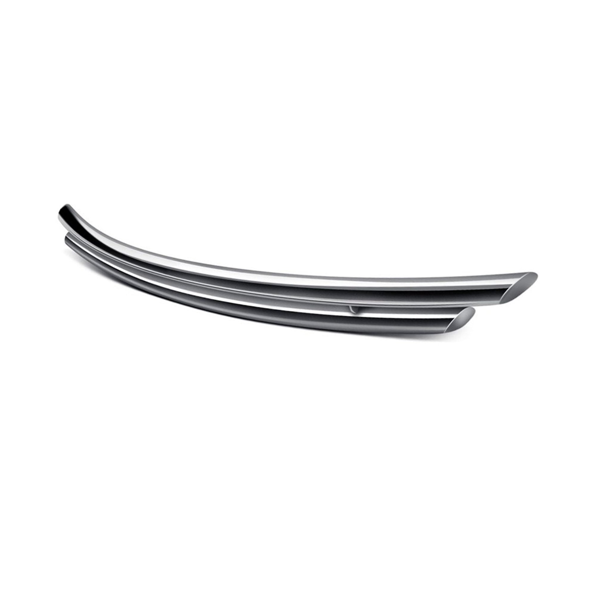 Rear Bumper Guard Black Horse Double Layer Stainless Steel Compatible with 2007-2011 Honda CR-V-8B0519DSS-DL