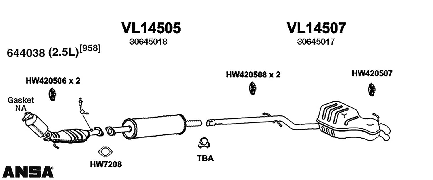 Muffler ANSA 31201890