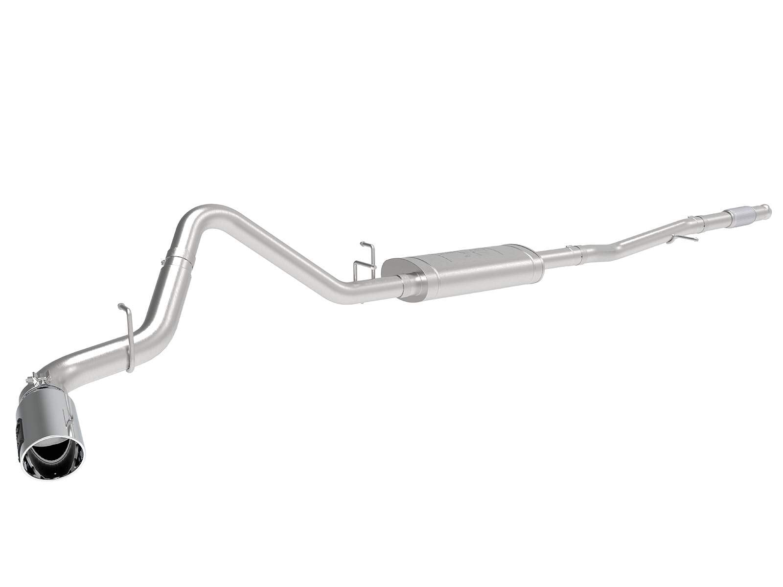 Apollo GT Series aFe Power 49-44107-P 3 IN 409 Stainless Steel Cat-Back Exhaust System w/Polish Tip
