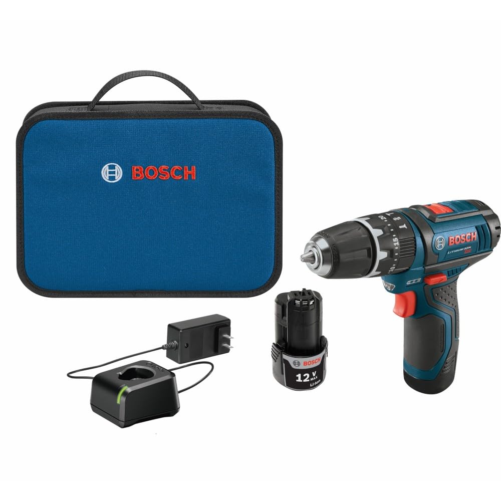 12V Max Bosch PS130-2A 3/8 In. Hammer Drill/Driver Kit