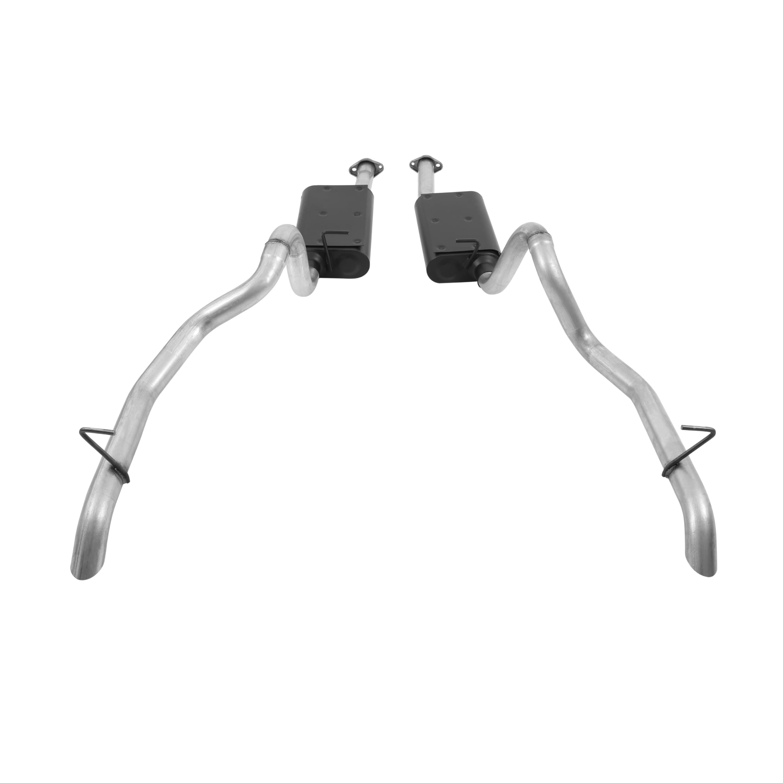 Force II Flowmaster 17106 Cat-Back Exhaust Kit 2.5 Inch Aluminized Steel Compatible with 1987-1993 Ford Mustang GT 5.0L
