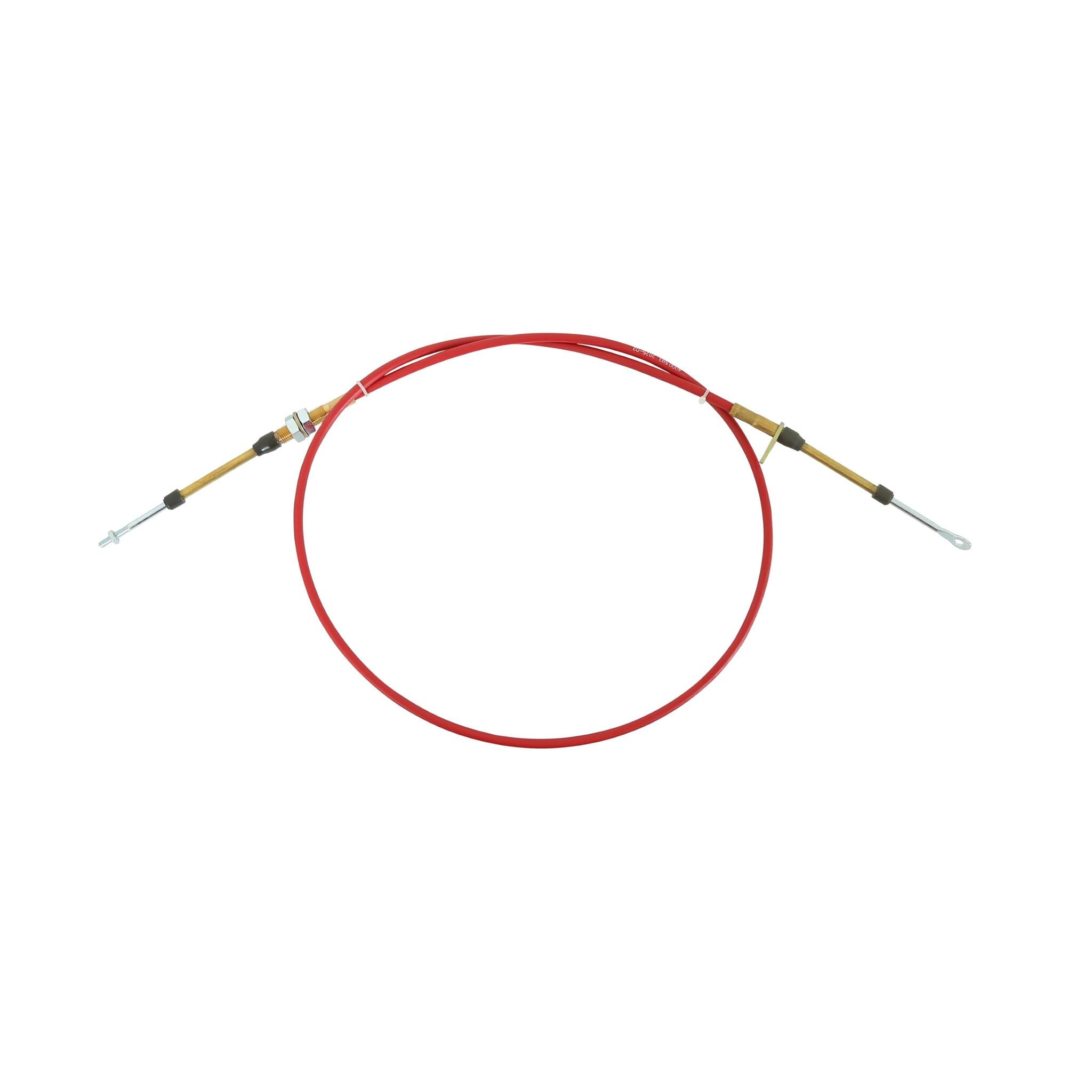5' Long B&M Performance Shifter Cable , Red 80605