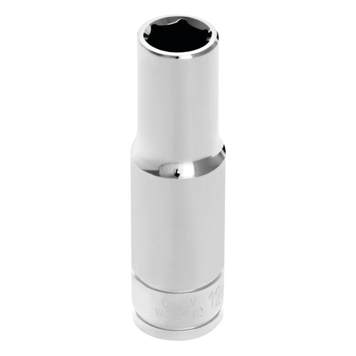 W32412 Performance Tool 6-Point Socket, 1/2-Inch Drive, 12mm