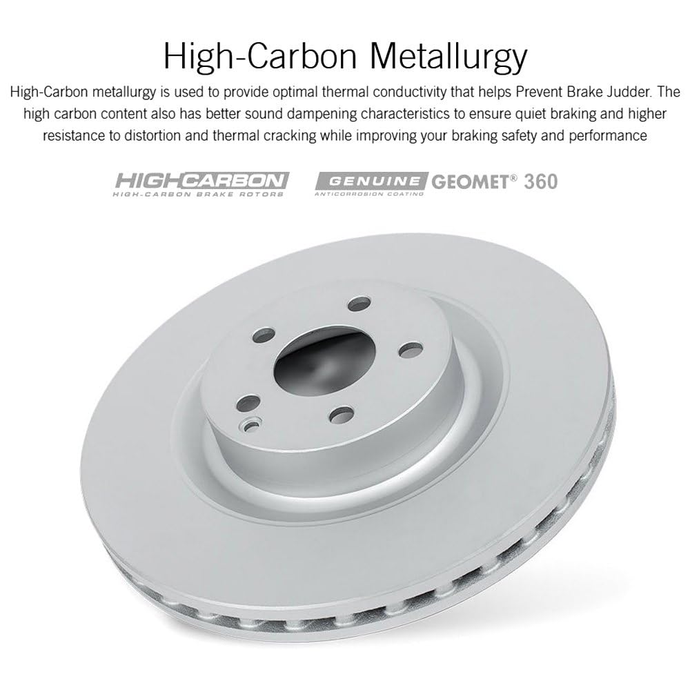 Power Stop Euro-Stop ESK5667 Brake Kit For Audi A3, Audi A3 Quattro, VW Beetle, VW Eos, VW GTI, VW Golf, VW Jetta, VW Passat [Model Specific]