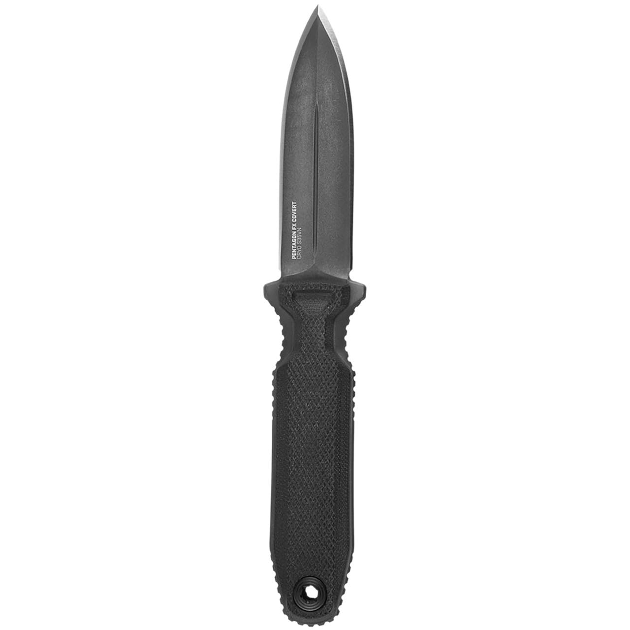 SOG FX Pentagon Covert Knife – Blackout, STEEL