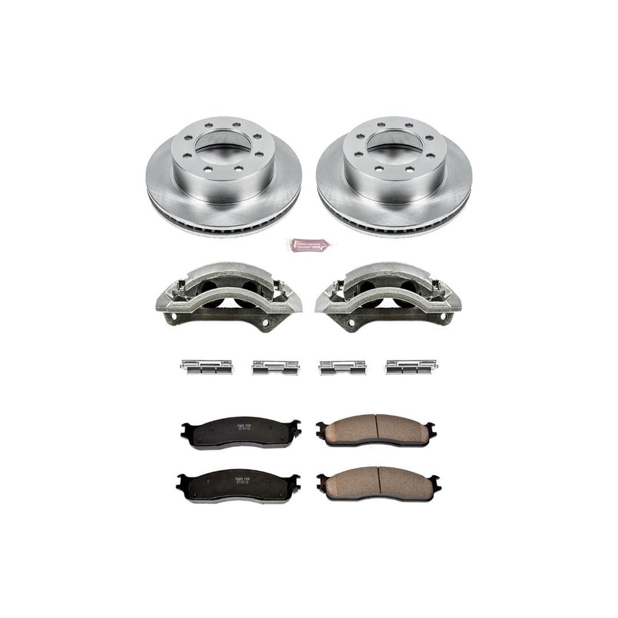 Power Stop 1-Click KCOE2203 Autospecialty Brake Kit with Calipers OE Replacement